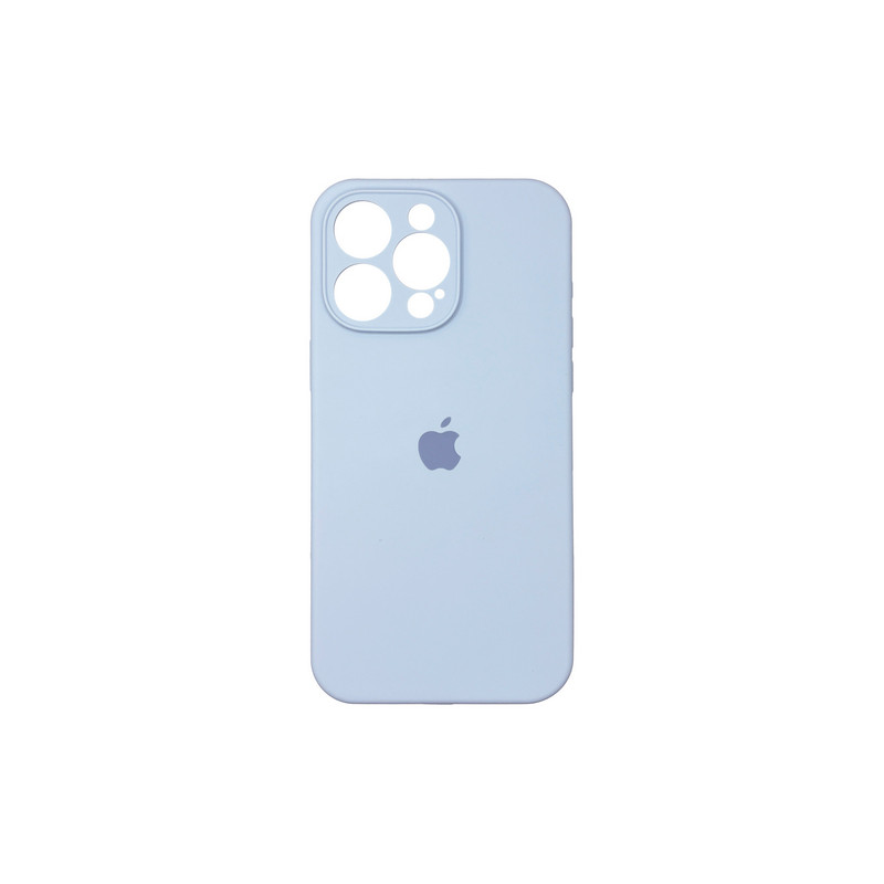 Чехол Silicone Case Camera Protective iPhone 15 Pro Max Голубой (Blue)