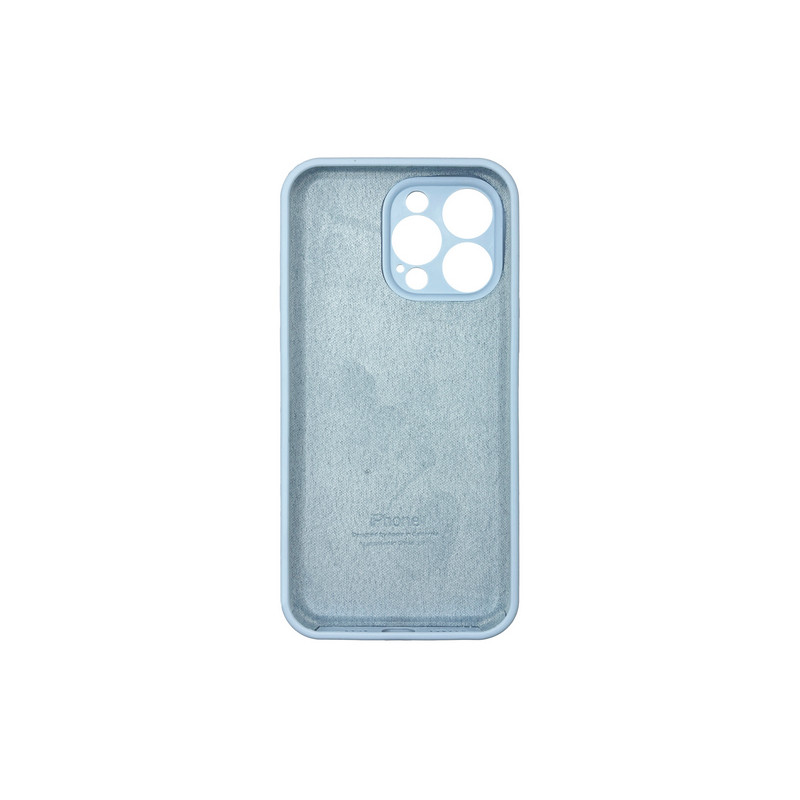 Чехол Silicone Case Camera Protective iPhone 15 Pro Max Голубой (Blue)
