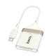 Card Reader Hoco UA40A Crystal 2in1 Type-C to SD+TF (max support 2TB) 480Mbps