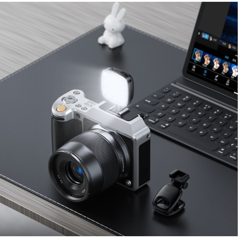 Портативный видеосвет Hoco K28 Beauty mini з кліпсою 200mAh, 2700–6500K (11,5*4,5*3,1 см)