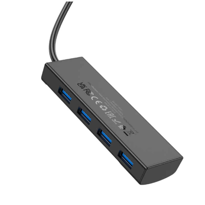USB HUB Hoco HB41 Easy safety 4-in-1 (USB to USB3.0*4) 1.2m