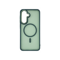 Чохол накладка Matte Corrugated Camera з MagSafe Samsung A36 / A56 Зелений