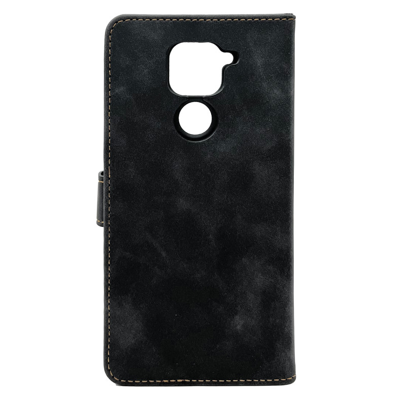 Чехол книжка Stylish Slot Matte Xiaomi Redmi Note 9 Черный