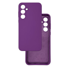 Чехол накладка Silicone Cover Soft Touch ЗК Samsung A55 Фиолетовый