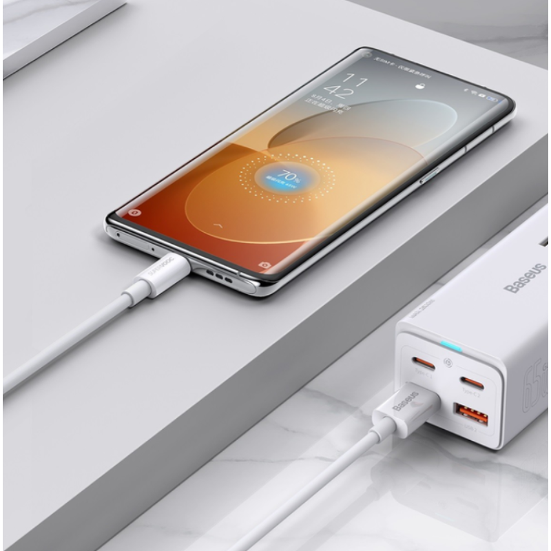 Кабель USB-Type C Superior Series (SUPERVOOC) Fast Charging 65W 2m White