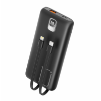 Power Bank XO PR184 10000mAh QC22.5W/PD20W with cable TYPE-C+ Lightning