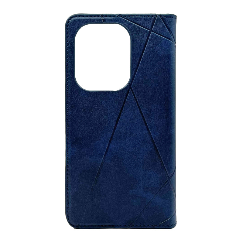 Чехол книжка Business leather Xiaomi Redmi Note 13 Pro 4G / Note 14S Синий