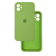 Чехол Silicone Case Square Full+Camera iPhone 11 мятный (Mint)