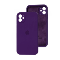 Чехол Silicone Case Square Full+Camera iPhone 11 фиолетовый (Amethyst)