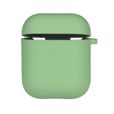 Чехол футляр для наушников AirPods 1/2 с микрофиброй Зеленый (Spearmint)