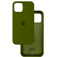 Чохол Silicone Case iPhone 15 Зелений (Army Green)