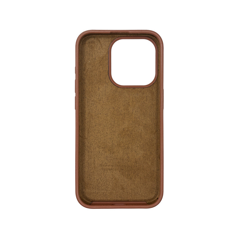 Чехол Silicone Case iPhone 14 Pro Коричневый