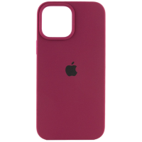 Чехол Silicone Case iPhone 16 Pro Max Бордовый (Maroon)