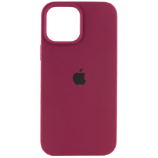 Чехол Silicone Case iPhone 16 Pro Max Бордовый (Maroon)