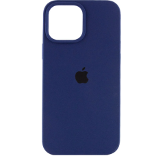 Чехол Silicone Case iPhone 16 Pro Max Синий (Deep navy)
