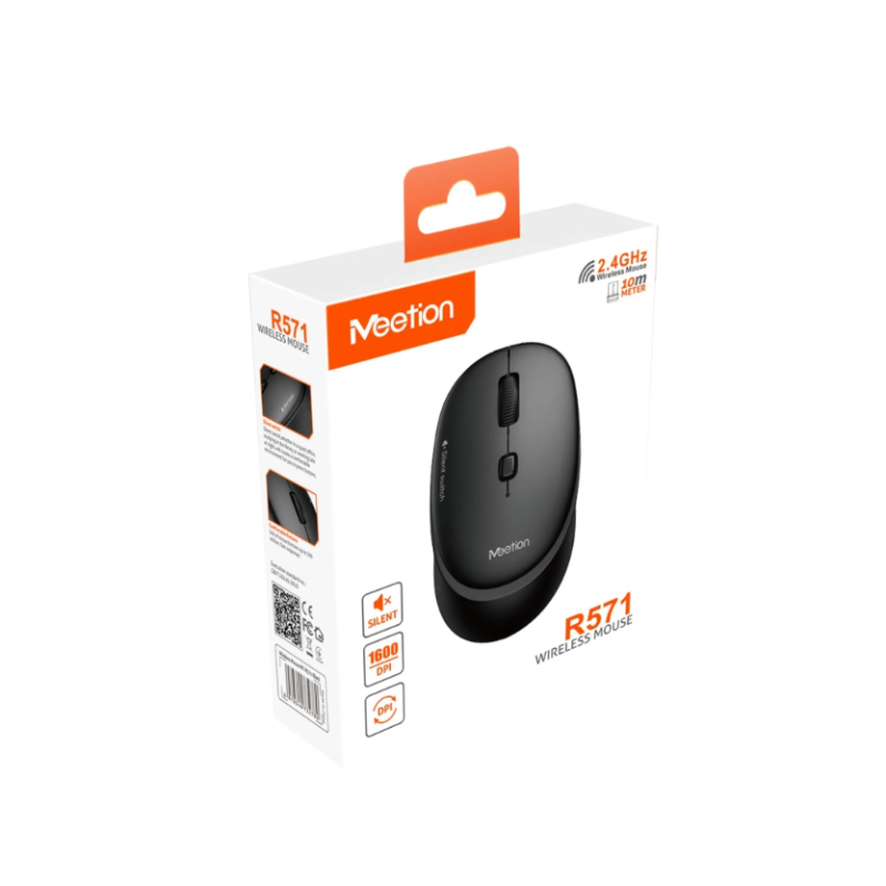 Миша бездротова Meetion R571 Black