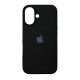 Чохол Silicone Case iPhone 16 Чорний (Black)