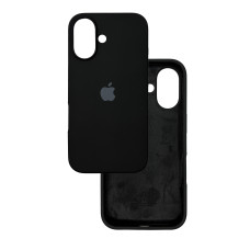Чехол Silicone Case iPhone 16 Черный (Black)