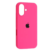 Чехол Silicone Case iPhone 16 Розовый (Barbie Pink)