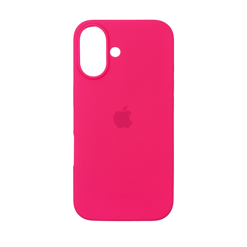 Чехол Silicone Case iPhone 16 Розовый (Barbie Pink)