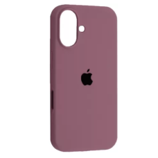 Чехол Silicone Case iPhone 16 Сиреневый (Black Currant)