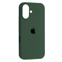 Чохол Silicone Case iPhone 16 Зелений (Forest green)