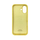 Чехол Silicone Case iPhone 16 Желтый (Yellow)