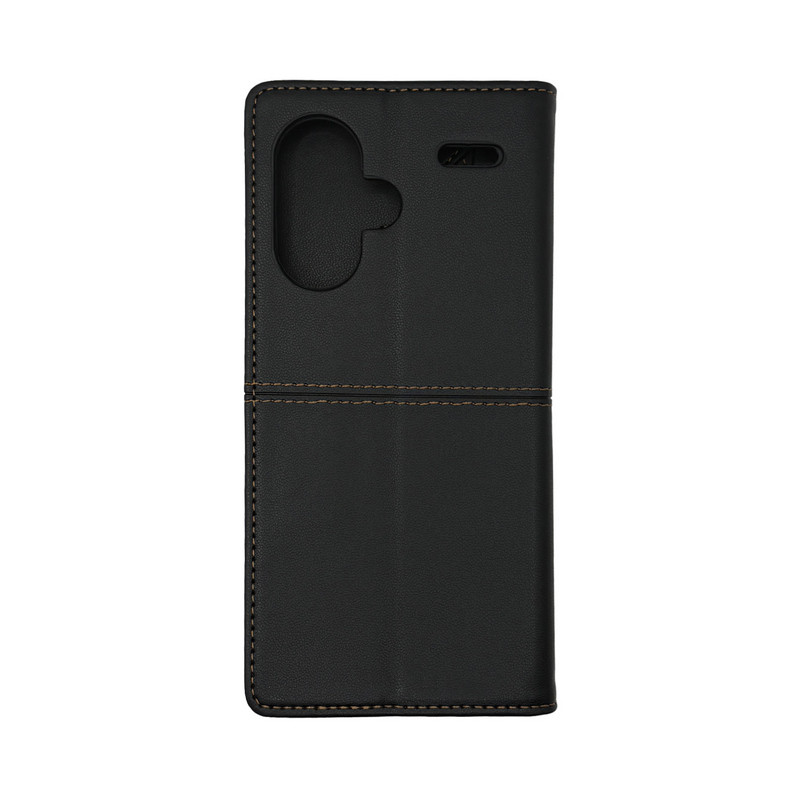 Чехол книжка кожаный GQ Xiaomi Redmi Note 13 Pro Plus Черный