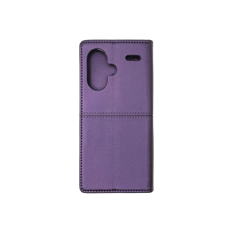 Чехол книжка кожаный GQ Xiaomi Redmi Note 13 Pro Plus Фиолетовый