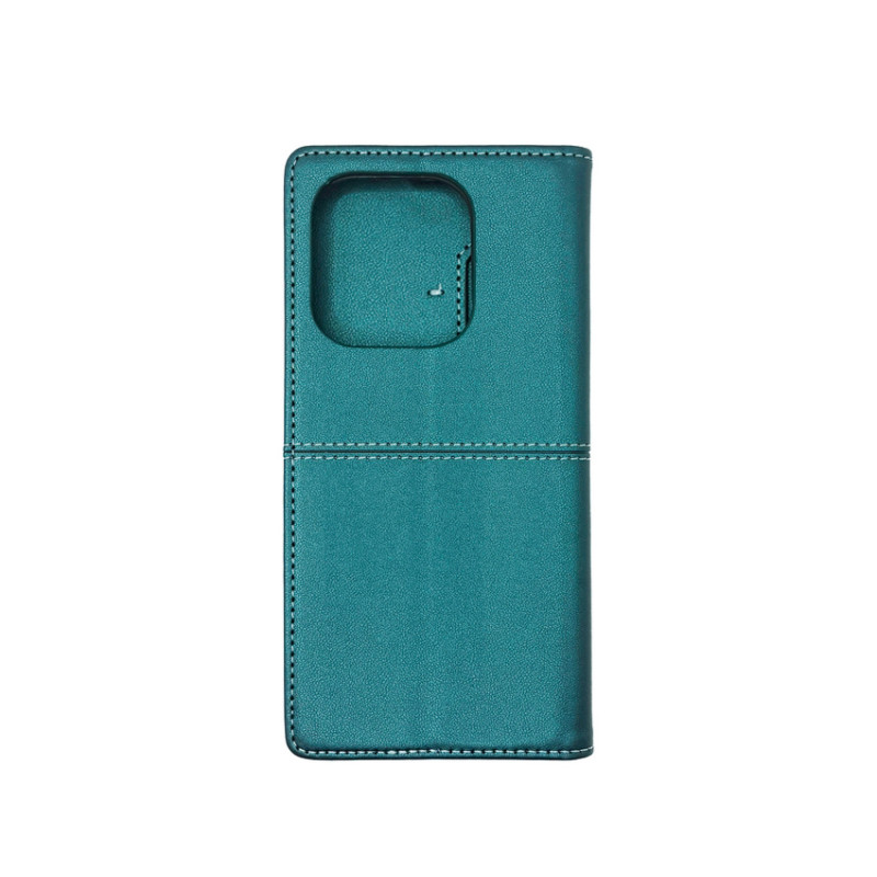 Чехол книжка кожаный GQ Xiaomi Redmi Note 14 4G Зеленый