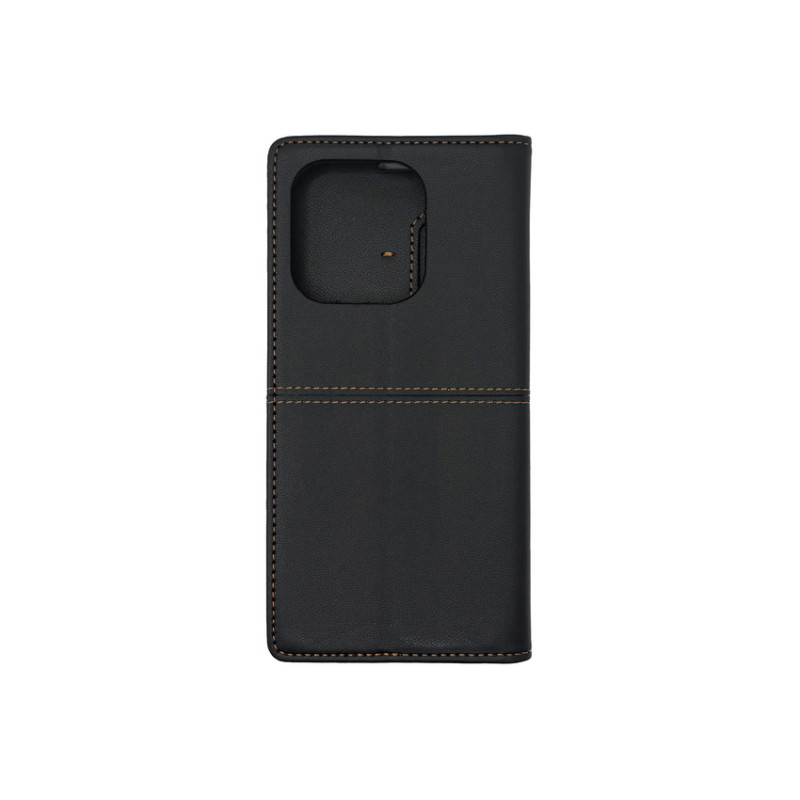Чехол книжка кожаный GQ Xiaomi Redmi Note 14 4G Черный