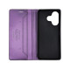 Чехол книжка кожаный GQ Xiaomi Redmi 13 / Poco M6 4G Фиолетовый