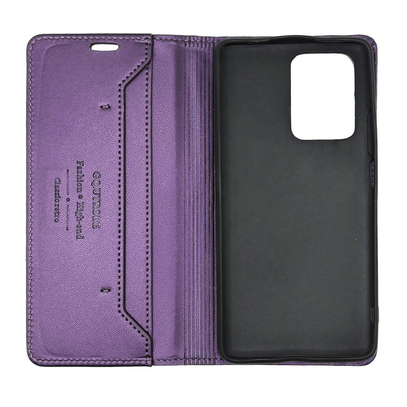 Чохол книжка шкіряний GQ Xiaomi 11T / 11T Pro Фіолетова