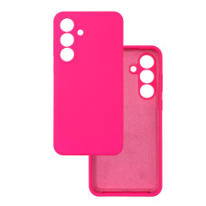 Чохол накладка Silicone Cover Soft Touch ЗК Samsung S25FE Фуксія