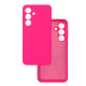 Чехол накладка Silicone Cover Soft Touch ЗК Samsung S25FE Фуксия
