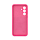 Чехол накладка Silicone Cover Soft Touch ЗК Samsung S25FE Фуксия