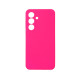 Чехол накладка Silicone Cover Soft Touch ЗК Samsung S25FE Фуксия