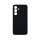 Чехол накладка Silicone Cover Soft Touch ЗК Samsung S25FE Черный