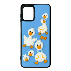 Чехол накладка CaseTify Brand Samsung A22 / M32 / M22 Гуси