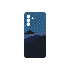 Чехол накладка Gleam Case Samsung A17 Blue Mountain