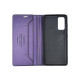 Чохол книжка шкіряний GQ Samsung S20 FE / S20 lite Фіолетова