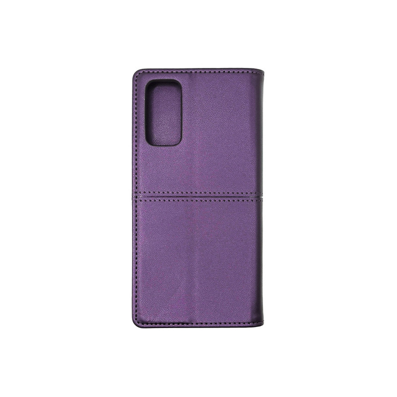 Чохол книжка шкіряний GQ Samsung S20 FE / S20 lite Фіолетова