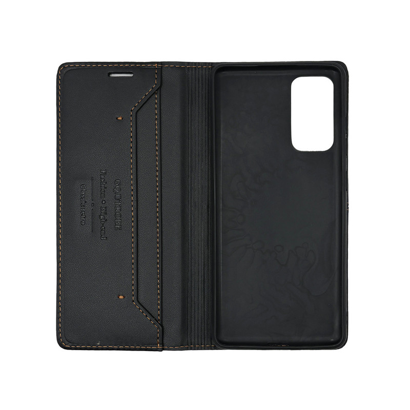 Чохол книжка шкіряний GQ Samsung S20 FE / S20 lite Чорна