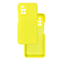 Чохол накладка Silicone Cover Soft Touch ЗК Xiaomi Redmi 10 Жовтий