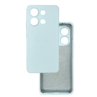 Чехол накладка Silicone Cover Soft Touch ЗК Xiaomi Redmi Note 13 4G Светло-голубой