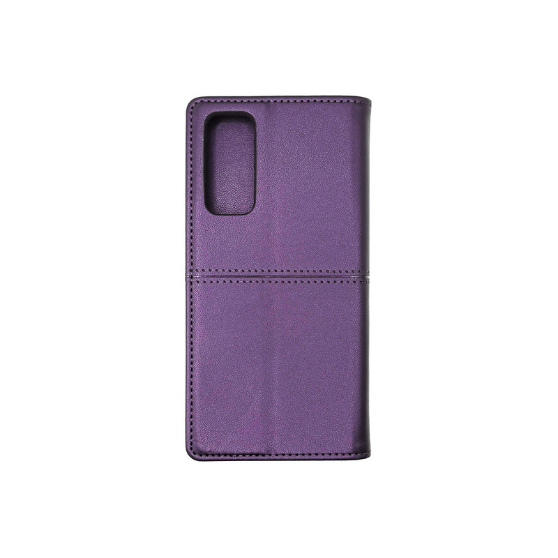 Чехол книжка кожаный GQ Samsung S24FE Фиолетовый