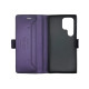 Чохол книжка шкіряний GQ Samsung S24 Ultra Фіолетовий