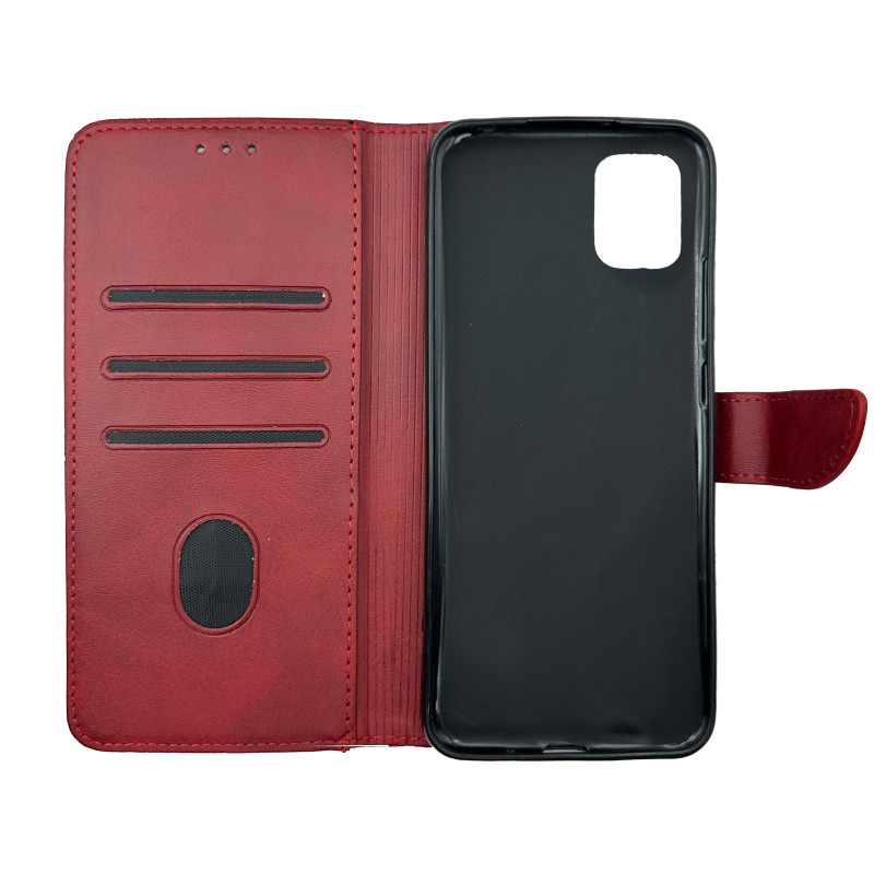 Чохол книжка Business leather Хлястик Samsung A51 Червоний