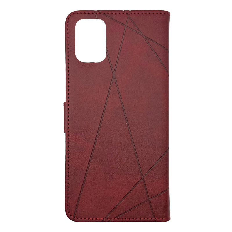 Чохол книжка Business leather Хлястик Samsung A51 Червоний