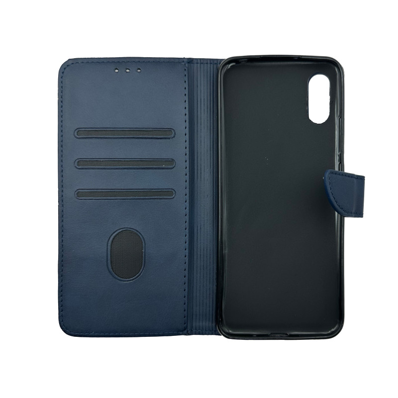 Чохол книжка Business leather Хлястик Xiaomi Redmi 9A Синій
